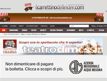 Tablet Screenshot of ilcarrettinodelleidee.com